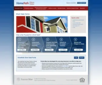 Homepathforshortsales.com(Fannie Mae Short Sales HomePath.com) Screenshot