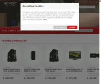 Homepc.de(Ihr Computer und Multimedia Shop) Screenshot