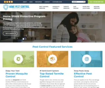 Homepest.com(Home Pest Control Services) Screenshot