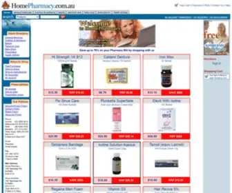 Homepharmacy.com.au(Online Pharmacy Australia) Screenshot