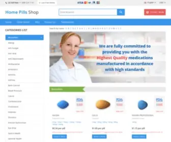 Homepillsshop.com(S only pharmacy with real low prices) Screenshot