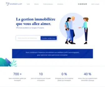 Homepilot.fr(Découvrez Homepilot l'agence de gestion immobilière que vous allez aimer. Notre promesse) Screenshot