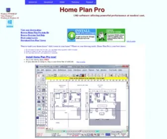 Homeplanpro.com(Home Plan Software) Screenshot