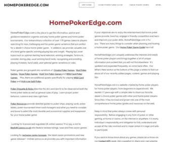 Homepokeredge.com Screenshot