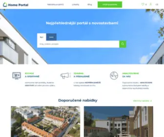 Homeportal.cz(Najdeme ↑ vámi vysněné ↑ bydlení) Screenshot