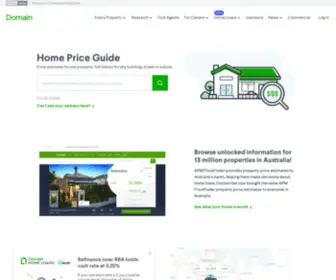 Homepriceguide.com.au(View property report for every property in Australia which includes) Screenshot