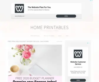 Homeprintables.com(Home Printables) Screenshot