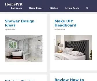 Homeprit.com(Home Design Reference Site) Screenshot