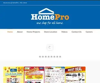 Homepro.com.my(One Shop for All Home) Screenshot