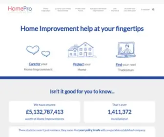 Homepro.com(For the best UK vetted Tradesmen. Find a Tradesman) Screenshot