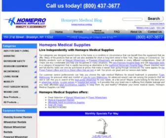 Homepromedical.com(Medical Supply Company) Screenshot