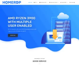 Homerdp.com(Your Own Personal Windows RDP) Screenshot
