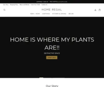 Homeregal.com(We founded Home Regal with one simple goal) Screenshot