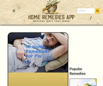 Homeremediesapp.com(Home Remedies) Screenshot