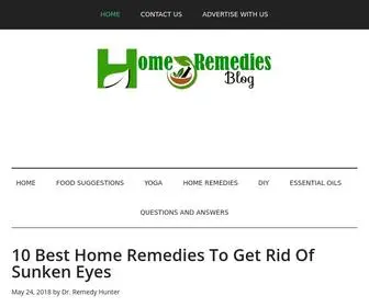 Homeremediesblog.com(Natural Home Remedies) Screenshot