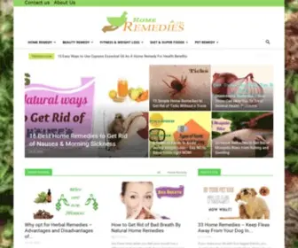 Homeremediescare.com(Natural and Herbal Home Remedies for Common Diseases) Screenshot
