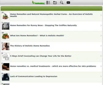 Homeremedieslog.com(Home remedies for all your health concerns (Mobile Version)) Screenshot