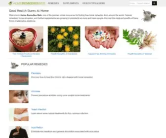 Homeremediesweb.com(Home Remedies Web) Screenshot