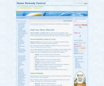 Homeremedycentral.com(Home Remedies) Screenshot