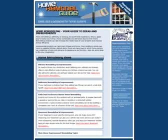 Homeremodelguide.com(Home Remodeling and Improvement Ideas) Screenshot