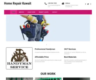 Homerepairkuwait.com(Home repair kuwait) Screenshot