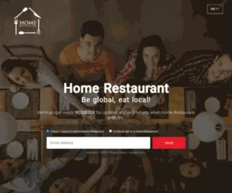 Homerestaurant.com(Home Restaurants around the world) Screenshot