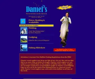 Homerfishing.com(Homer Alaska salmon and halibut fishing with Daniel's Personalized Guide Service) Screenshot