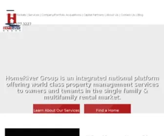Homeriver.com(Temple Terrace property management at its best. Let HomeRiver Group®) Screenshot
