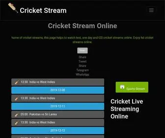 Homerun.re(Live Cricket Streams. Streaming cricket Test Match) Screenshot
