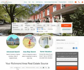 Homerva.com(Richmond Virginia Area Home Search) Screenshot