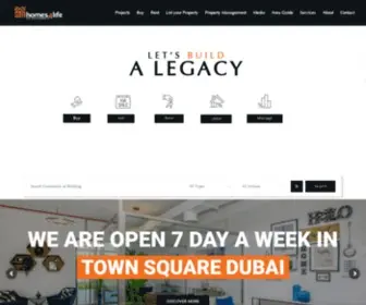 Homes4Life.ae(Best Real Estate Agency Dubai for offplan developments and ready properties) Screenshot