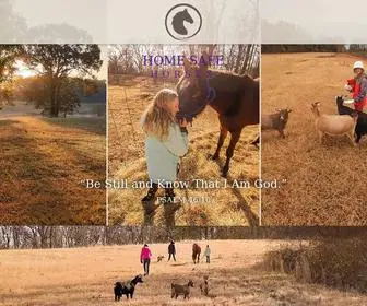 Homesafehorses.com(Equine Rescue Sanctuary in Ripley) Screenshot