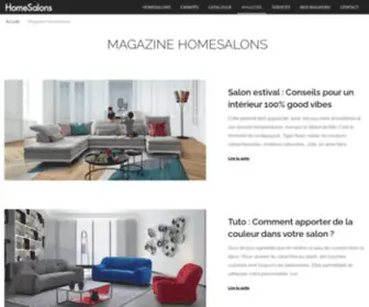 Homesalons-Magazine.fr(Homesalons) Screenshot
