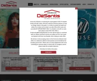 Homesbydesantis.com(DeSantis Homes) Screenshot