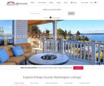 Homesbystrand.com(Kitsap County WA Real Estate) Screenshot