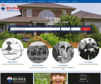 Homesbythepros.com(RE/MAX Professionals Serving the Great Denver Metro Area) Screenshot