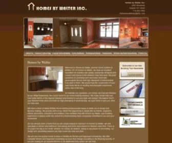 Homesbywalterbuffalony.com(Homes by Walter INC) Screenshot