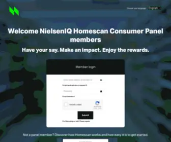 Homescan.ca(Nielsen Homescan) Screenshot