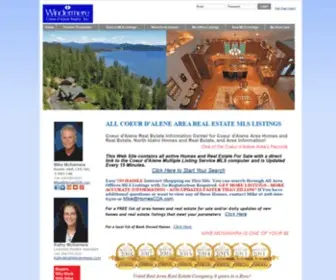 HomesCDa.com(Coeur d'Alene Real Estate) Screenshot