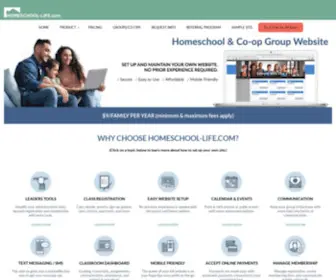 Homeschool-Life.com(Homeschool Group and Co) Screenshot