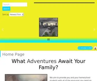 Homeschooladventureleague.com(Posting Activities for you and your Homeschoolers to enjoy) Screenshot