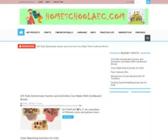 Homeschoolaec.com(Craft and Art Activities for Kids) Screenshot