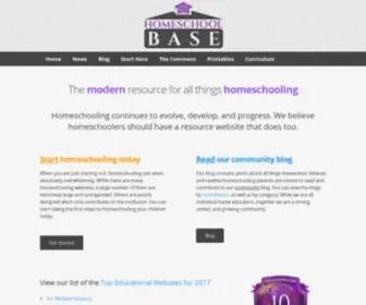 Homeschoolbase.com(Homeschool Base) Screenshot