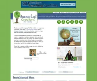 Homeschoolcreations.com(Homeschool Creations) Screenshot
