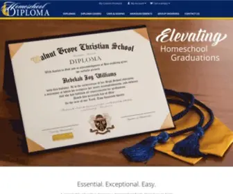 Homeschooldiploma.com(Elevating Homeschool Graduations) Screenshot