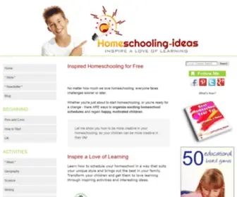 Homeschooling-Ideas.com(Free Homeschooling Ideas) Screenshot