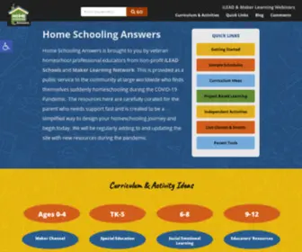 Homeschoolinganswers.com(Home Schooling Answers) Screenshot