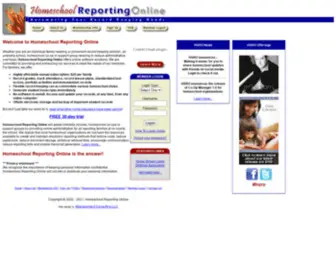 Homeschoolreporting.com(Homeschool Reporting Online) Screenshot