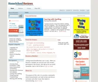 Homeschoolreviews.com(Homeschool Curriculum Reviews) Screenshot