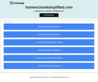 Homeschoolsimplified.com(Homeschool) Screenshot